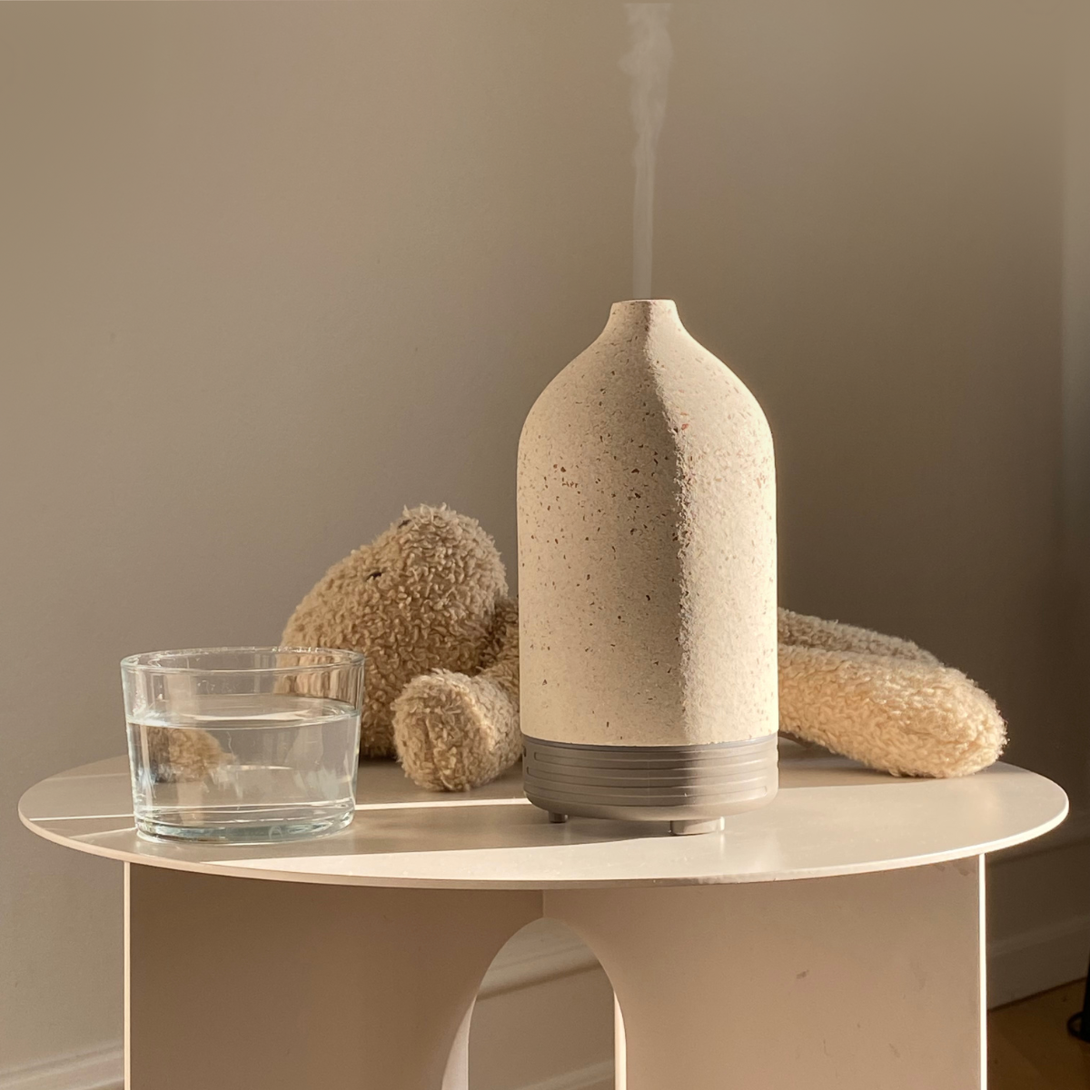 Olie Diffuser I Sten - Beige natursten