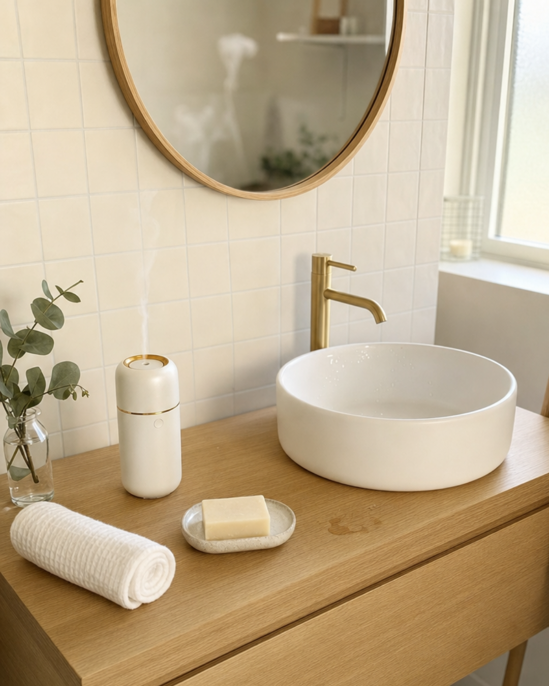 ZenMove™ Ledningsfri Olie diffuser hvid