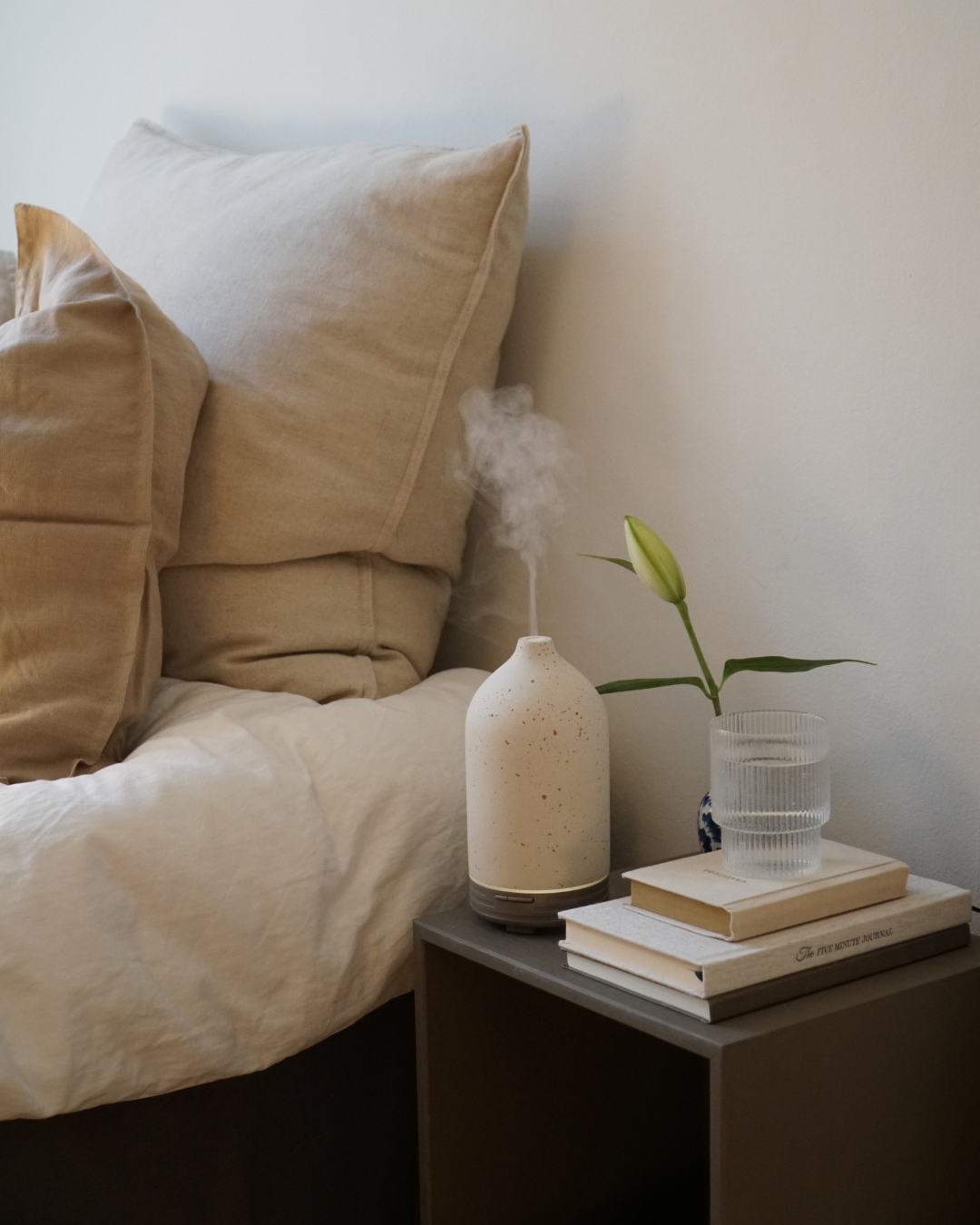 Olie Diffuser I Sten - Beige natursten