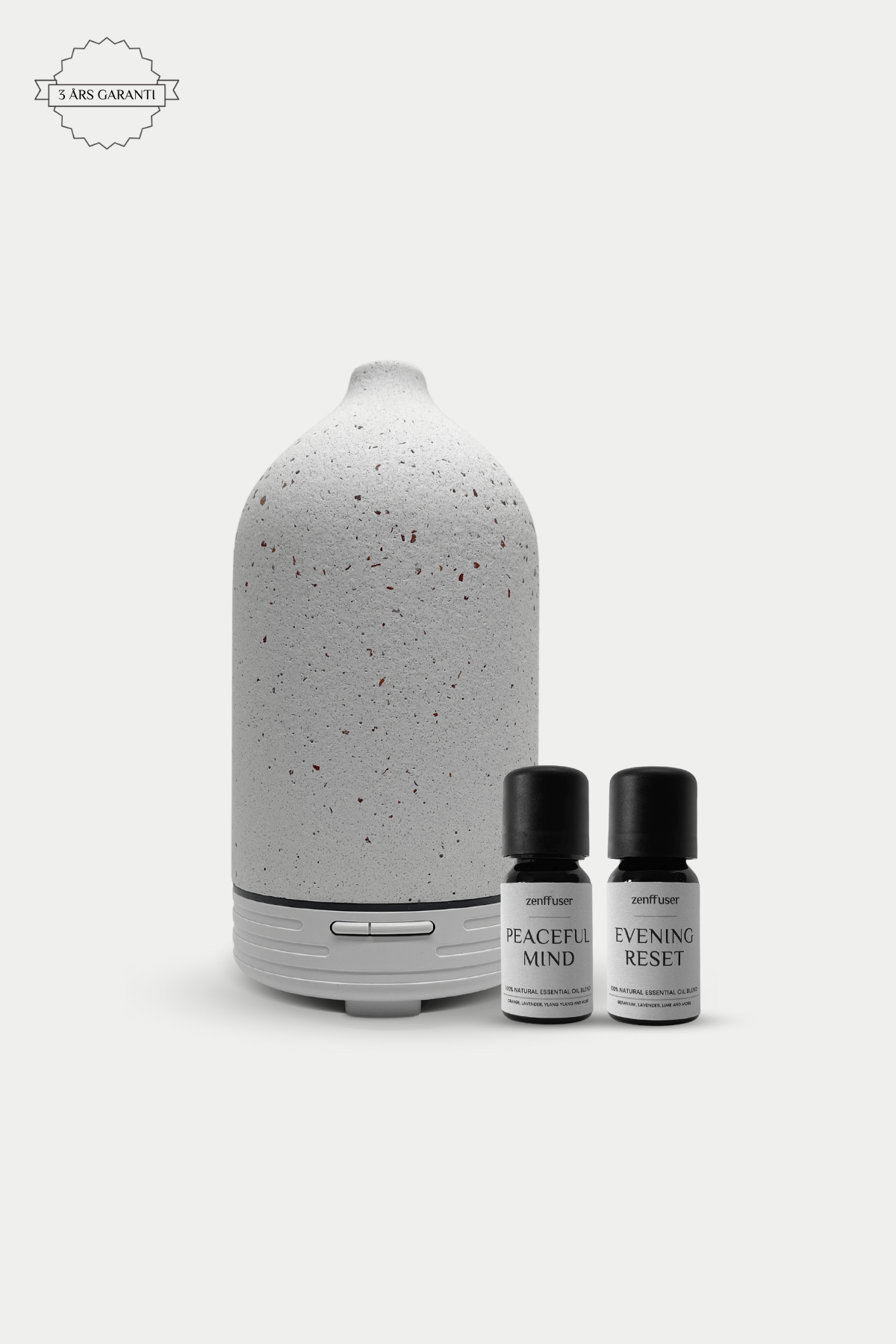 Olie diffuser sæt - De-stress - Hvid
