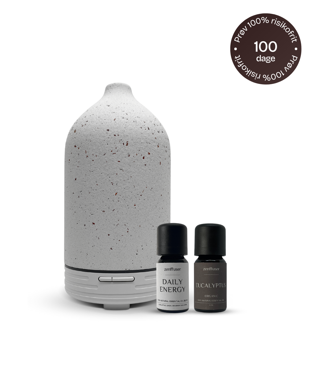 Olie diffuser sæt - The energy set - Hvid