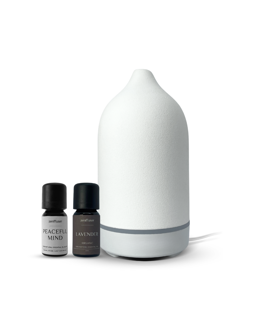 Olie diffuser sæt - The De-stress set - Hvid