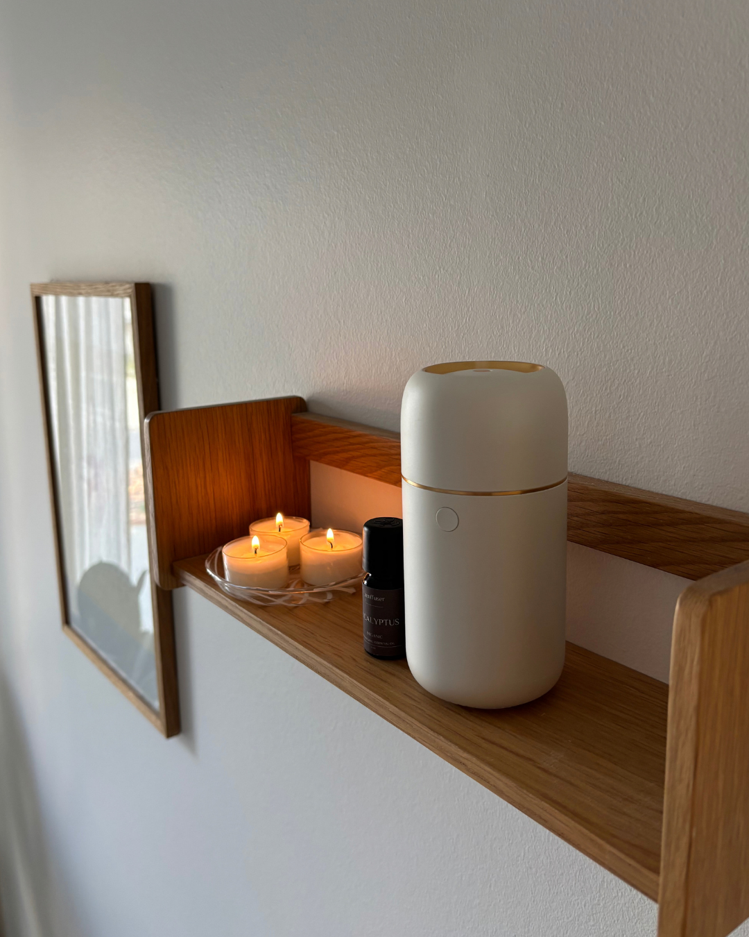 ZenMove™ Ledningsfri Olie diffuser hvid