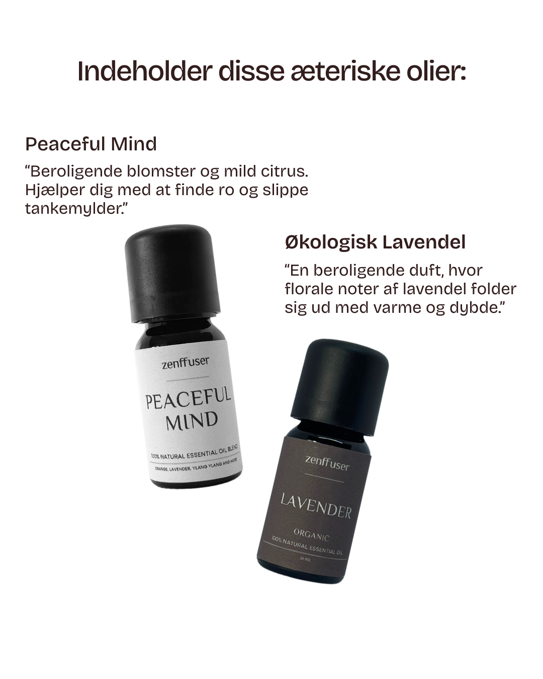 Olie diffuser sæt - The De-stress set - Beige - Zenffuser