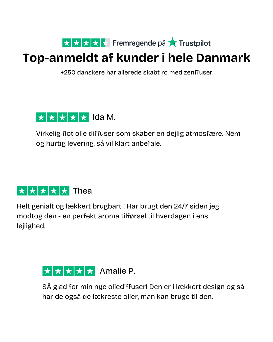 Olie diffuser sæt - The De-stress set - Beige - Zenffuser