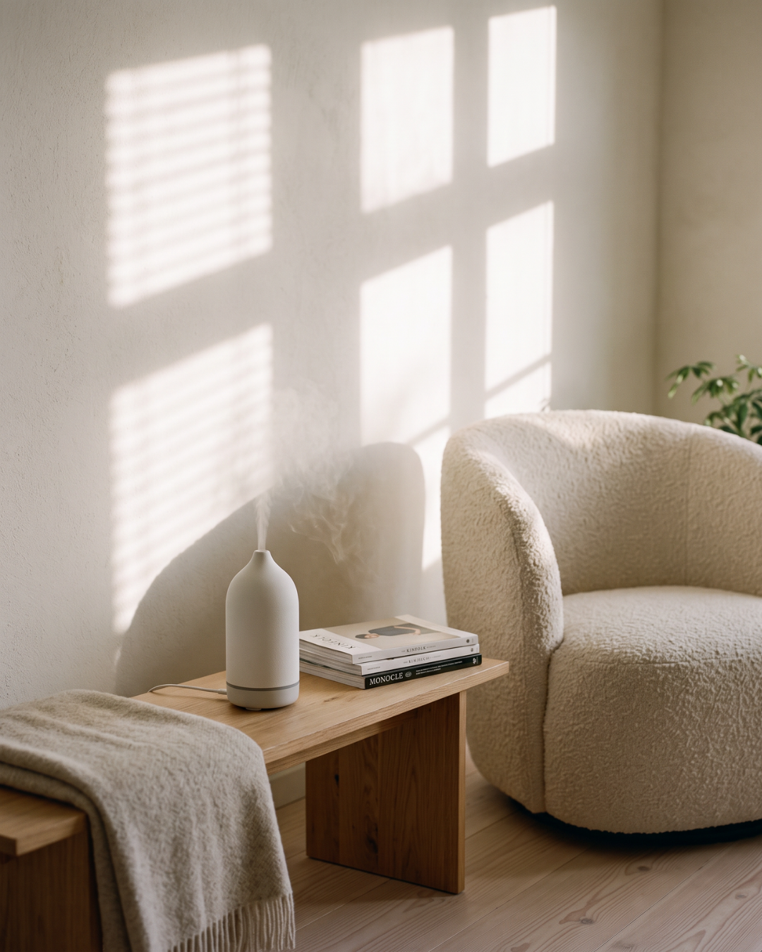 Olie diffuser sæt - The energy set - Hvid
