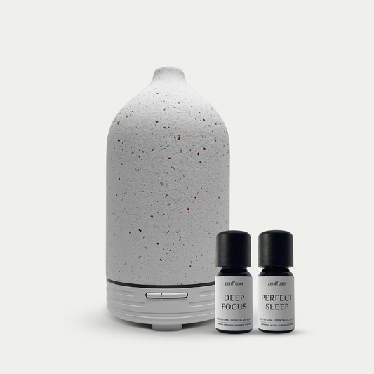 Olie diffuser sæt - Productivity - Hvid