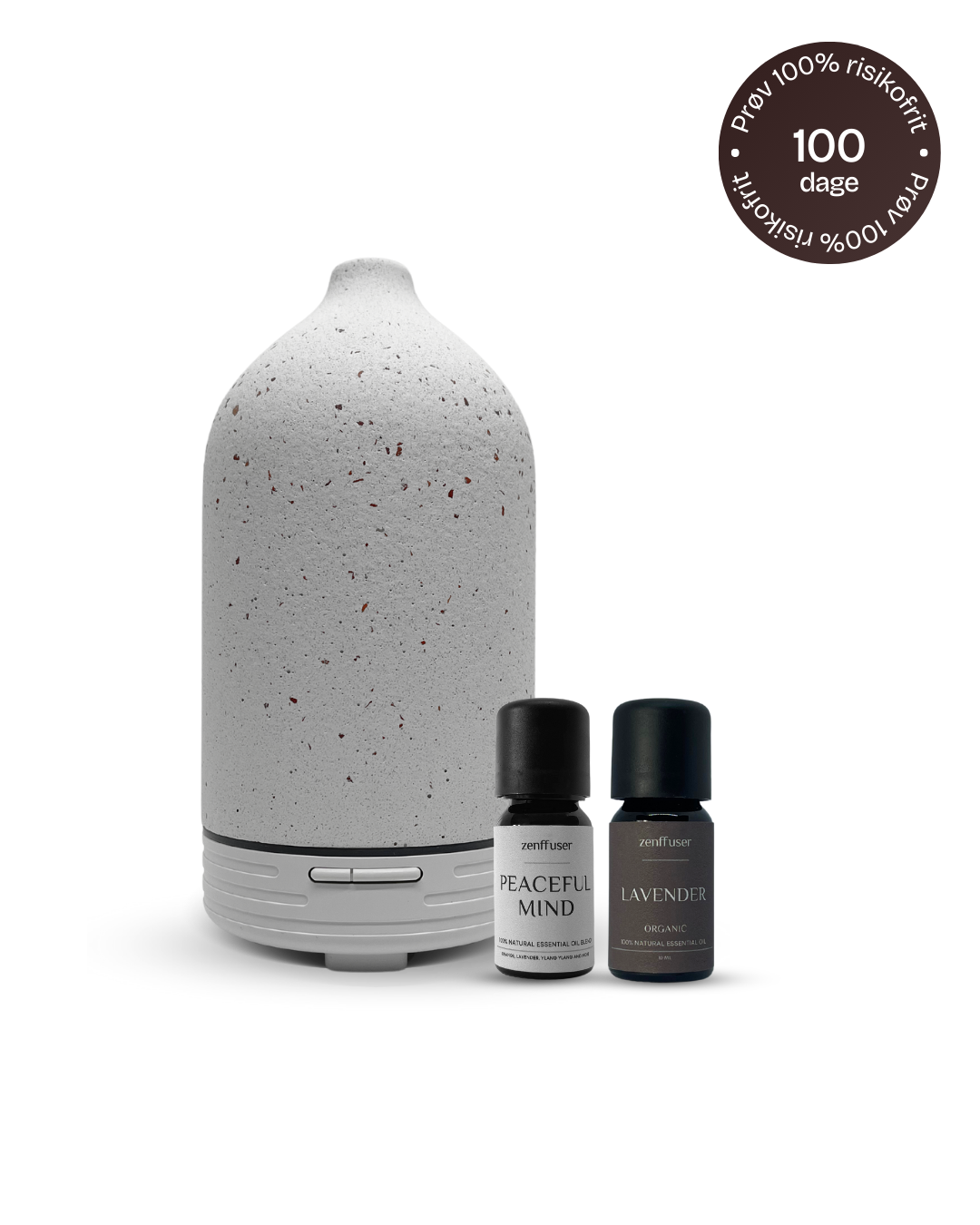 Olie diffuser sæt - The De-stress set - Hvid