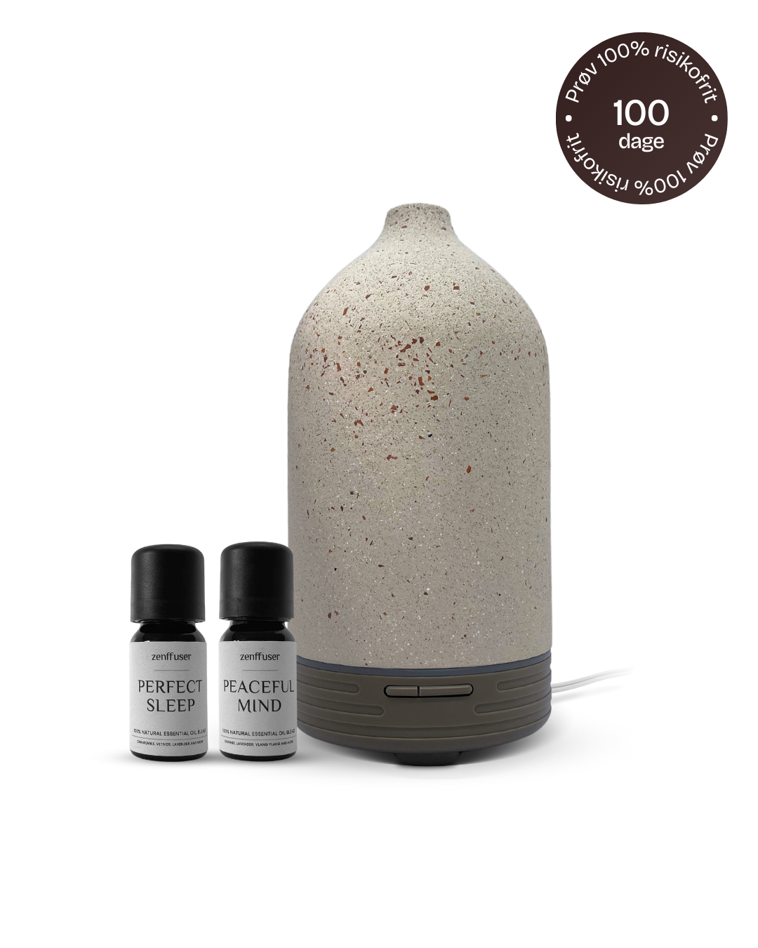 Olie diffuser sæt - The sleep set - Beige Natursten - Zenffuser