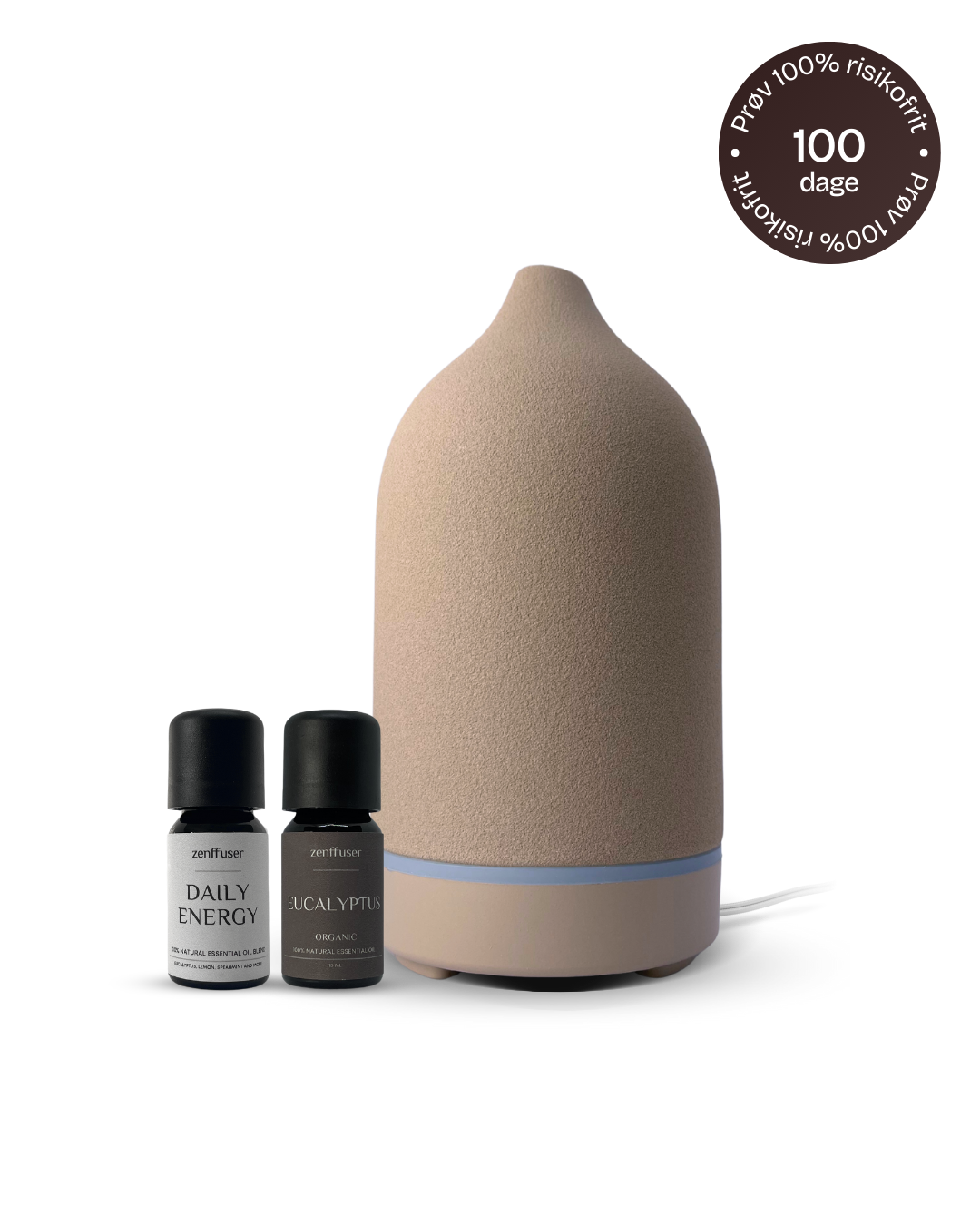 Olie diffuser sæt - The energy set - Beige - Zenffuser