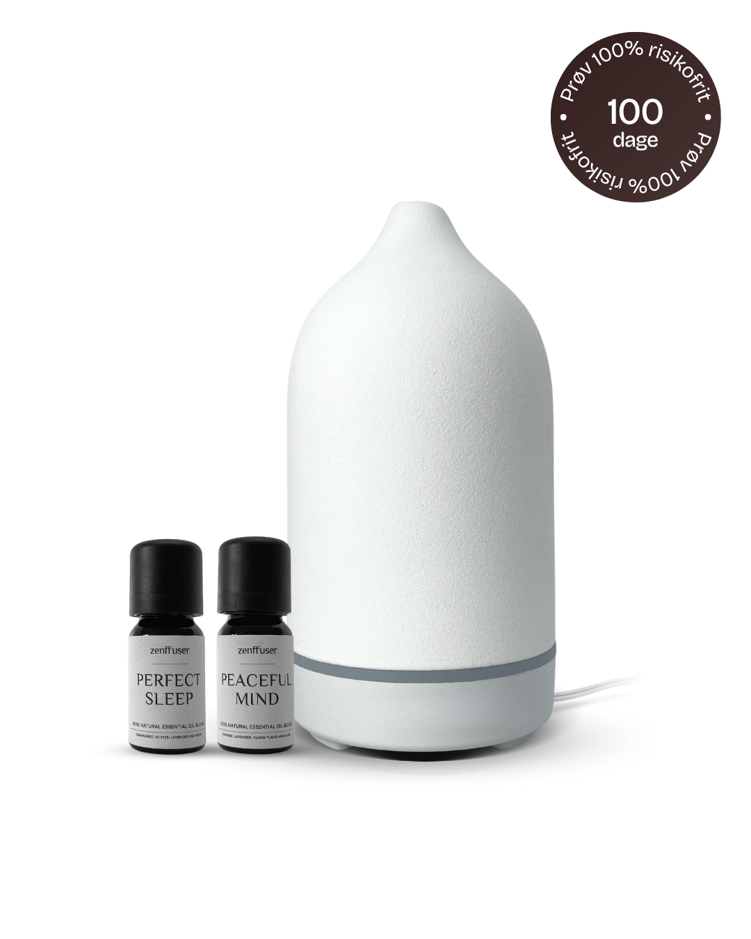 Olie diffuser sæt - The sleep set - Hvid - Zenffuser