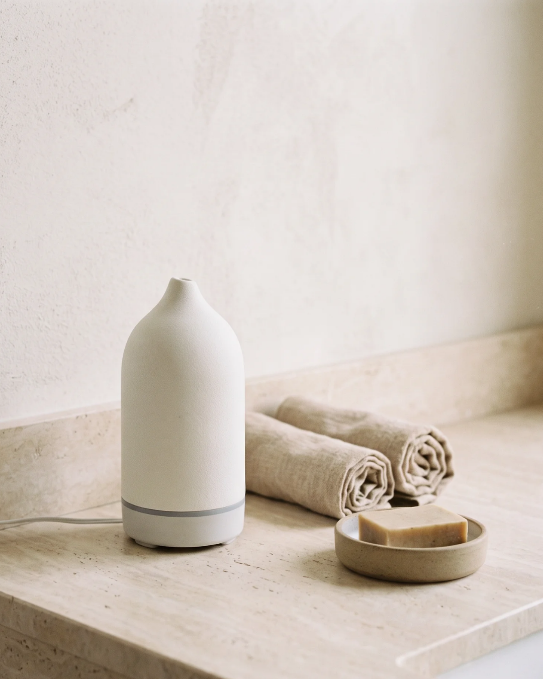 Olie diffuser sæt - The energy set - Hvid