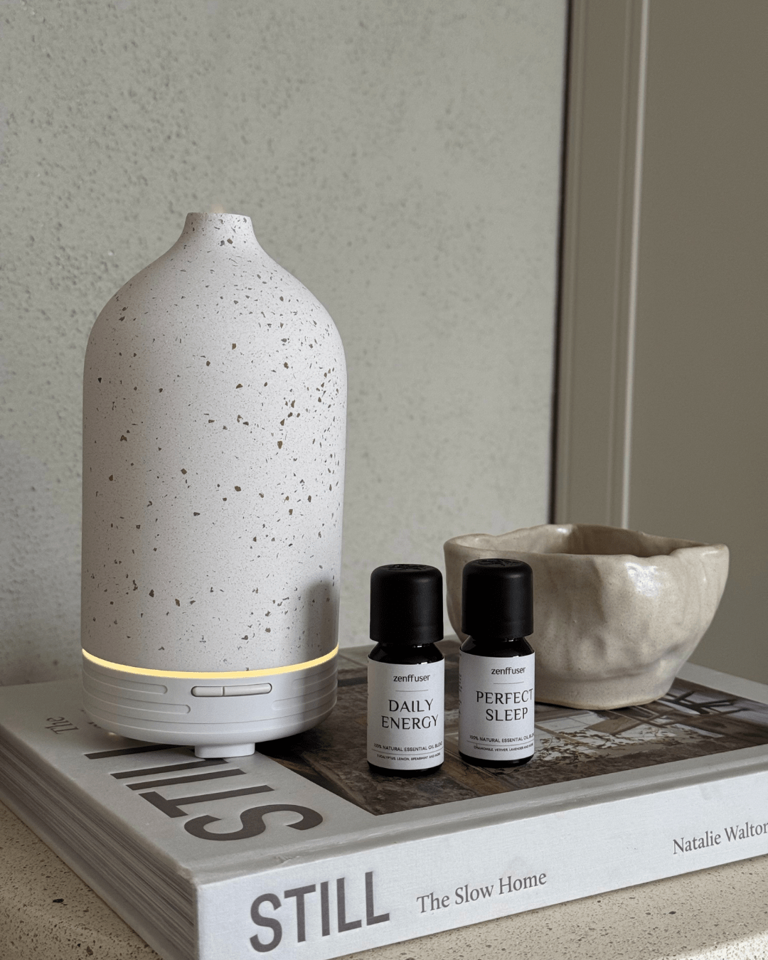 Olie diffuser sæt - The Energy set - Hvid - Zenffuser